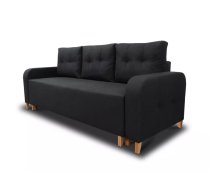 Dīvāns Alis Sofa standard Dziļums: 88 cm, Guļamvietas platums: 130 cm, Platums: 230 cm, Augstums: 100 cm, Guļamvietas garums: 195 cm, Pildījums: Bonell + poliuretāna putas (porolons), Apdare: audums, Dīvāna tips: taisni dīvāni, Ar veļas kasti: 1, izvelkamie: 1, Auduma numurs: Sawana 05, Krāsa: tumši pelēks