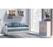 Dīvāns Tenus Sofa Standard Dziļums: 76 cm, Guļamvietas platums: 140 cm, Platums: 208 cm, Augstums: 86 cm, Sēdvietas augstums: 46 cm, Sēdvietas dziļums: 48 cm, Guļamvietas garums: 188 cm, Pildījums: HR putas, Apdare: audums, Dīvāna tips: taisni dīvāni, Ar veļas kasti: 1, izvelkamie: 1, Auduma numurs: Cashmere 17 + Cashmere 15, Krāsa: gaiši pelēks + gaiši zils