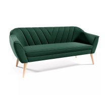 Dīvāns Sofa Flora 206 standard Dziļums: 71 cm, Platums: 185 cm, Augstums: 75 cm, Sēdvietas augstums: 40 cm, Sēdvietas dziļums: 52 cm, Pildījums: Falista + augstas kvalitātes putas (porolons), Apdare: audums, Dīvāna tips: taisni dīvāni, Auduma numurs: Velluto 10, Kājiņu krāsa: dabīgs, Krāsa: tumši zaļš