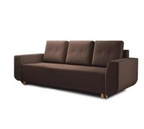Dīvāns Malibu Sofa standard Dziļums: 90 cm, Guļamvietas platums: 130 cm, Platums: 230 cm, Augstums: 90 cm, Guļamvietas garums: 194 cm, Pildījums: Bonell + poliuretāna putas (porolons), Apdare: audums, Dīvāna tips: taisni dīvāni, Ar veļas kasti: 1, izvelkamie: 1, Auduma numurs: Inari 24, Krāsa: brūns