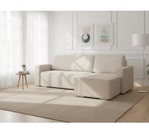 Dīvāns Chill Standard Dziļums: 151 cm, Guļamvietas platums: 124 cm, Platums: 241 cm, Augstums: 88 cm, Guļamvietas garums: 208 cm, Pildījums: Bonell + poliuretāna putas (porolons), Apdare: audums, Dīvāna tips: stūra dīvāni, Ar veļas kasti: 1, izvelkamie: 1, Auduma numurs: Monolith 02, Izvilkšanas mehānisms: Automāts DL, Krāsa: gaiši bēšs
