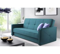 Dīvāns Sofa Bed 146 standard Dziļums: 90 cm, Guļamvietas platums: 118 cm, Platums: 210 cm, Augstums: 80 cm, Guļamvietas garums: 190 cm, Pildījums: Bonell atsperes + augstas elastības putas (porolons), Apdare: audums, Dīvāna tips: taisni dīvāni, Ar veļas kasti: 1, izvelkamie: 1, Auduma numurs: Soro 86, Krāsa: tirkīzs