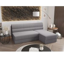 Dīvāns Rebi L1 Standard Dziļums: 140 cm, Guļamvietas platums: 130 cm, Platums: 201 cm, Augstums: 86 cm, Sēdvietas augstums: 39 cm, Sēdvietas dziļums: 50 cm, Guļamvietas garums: 200 cm, Pildījums: Poliuretāna putas (porolons), Apdare: audums, Dīvāna tips: stūra dīvāni, Ar veļas kasti: 1, izvelkamie: 1, Auduma numurs: Poso 110, Krāsa: pelēks