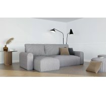 Dīvāns Jobo L Standard Dziļums: 145 cm, Guļamvietas platums: 125 cm, Platums: 244 cm, Augstums: 83 cm, Sēdvietas augstums: 40 cm, Guļamvietas garums: 200 cm, Pildījums: Falista + augstas kvalitātes putas (porolons), Apdare: audums, Dīvāna tips: stūra dīvāni, Ar veļas kasti: 1, izvelkamie: 1, Auduma numurs: Poso 110, Krāsa: pelēks