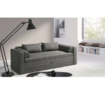 Dīvāns Euforia Sofa Standard Dziļums: 75 cm, Guļamvietas platums: 140 cm, Platums: 222 cm, Augstums: 77 cm, Sēdvietas augstums: 46 cm, Sēdvietas dziļums: 45 cm, Guļamvietas garums: 188 cm, Pildījums: HR putas, Apdare: audums, Dīvāna tips: taisni dīvāni, Ar veļas kasti: 1, izvelkamie: 1, Auduma numurs: Kronos 15, Krāsa: pelēks