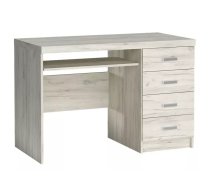 Galds Indianapolis I16 Garums: 120 cm, Augstums: 81.5 cm, Platums: 60 cm, Izgatavošanas materiāls: ksp + finieris, Forma: taisnstūra, Ar tastatūras plauktu: 1, Ar atvilktnēm: 1, Krāsa: ozols craft balts