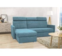 Dīvāns Hugo Mini Relax standard Dziļums: 160 cm, Guļamvietas platums: 124 cm, Platums: 217 cm, Maksimālais augstums: 110 cm, Augstums: 100 cm, Sēdvietas augstums: 44 cm, Guļamvietas garums: 196 cm, Pildījums: Falista + augstas kvalitātes putas (porolons), Apdare: audums, funkcija "Relax": 1, Dīvāna tips: stūra dīvāni, Ar veļas kasti: 1, izvelkamie: 1, Auduma numurs: Soro 86, Krāsa: tirkīzs