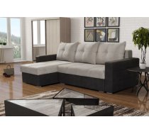 Dīvāns Denver Relax standard Dziļums: 149 cm, Guļamvietas platums: 130 cm, Platums: 243 cm, Augstums: 73 cm, Sēdvietas augstums: 40 cm, Guļamvietas garums: 204 cm, Pildījums: Bonell + poliuretāna putas (porolons), Apdare: audums, Dīvāna tips: stūra dīvāni, Ar veļas kasti: 1, izvelkamie: 1, Auduma numurs: Soro 21 + 100, Izvilkšanas mehānisms: Automāts, Krāsa: bēšs + melns