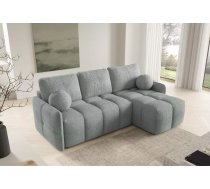 Dīvāns Moon Premium standard Dziļums: 145 cm, Guļamvietas platums: 126 cm, Platums: 220 cm, Augstums: 95 cm, Sēdvietas augstums: 40 cm, Sēdvietas dziļums: 60 cm, Guļamvietas garums: 198 cm, Pildījums: Falista + augstas kvalitātes putas (porolons), Apdare: audums, Ar papildu spilveniem: 1, Dīvāna tips: stūra dīvāni, Ar veļas kasti: 1, izvelkamie: 1, Auduma numurs: Abriamo 06, Izvilkšanas mehānisms: Automāts MOS, Krāsa: pelēks