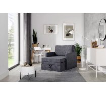 Dīvāns Luca Sofa standard Dziļums: 114 cm, Guļamvietas platums: 77 cm, Platums: 93.5 cm, Augstums: 87 cm, Sēdvietas augstums: 44 cm, Sēdvietas dziļums: 74 cm, Guļamvietas garums: 193 cm, Pildījums: Putas (porolons), Apdare: audums, Dīvāna tips: taisns dīvāns, izvelkamie: 1, Auduma numurs: Doro 17056, Krāsa: tumši pelēks