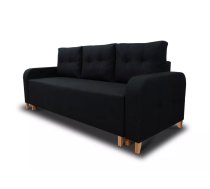 Dīvāns Alis Sofa standard Dziļums: 88 cm, Guļamvietas platums: 130 cm, Platums: 230 cm, Augstums: 100 cm, Guļamvietas garums: 195 cm, Pildījums: Bonell + poliuretāna putas (porolons), Apdare: audums, Dīvāna tips: taisni dīvāni, Ar veļas kasti: 1, izvelkamie: 1, Auduma numurs: Sawana 14, Krāsa: melns