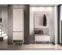 Komplekts Voco Set 1 Ar sēdekļi: 1, Dziļums: 34 cm, Augstums: 198 cm, Elementu skaits: 3, Korpusa krāsa: ozols cremona, Izgatavošanas materiāls: LKSP, Elementu krāsa: kašmīrs, Virsma: matēta, Ar spoguli: nē, Ar apavu plauktu: 1, Ar skapi: 1, Ar pakaramo: 1