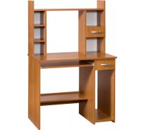Galds Kuba MAX Garums: 90 cm, Augstums: 138 cm, Platums: 50 cm, Izgatavošanas materiāls: laminēta KSP, Plaukts sistēmas blokam: 1, Virsma: matēta, Ar tastatūras plauktu: 1, Ar plauktiem: 1, Ar atvilktnēm: 1, Krāsa: alksnis