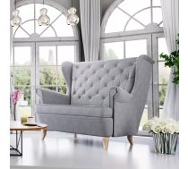 Dīvāns Sofa Uszak Standard Dziļums: 72 cm, Platums: 142 cm, Augstums: 108 cm, Sēdvietas augstums: 42 cm, Pildījums: Falista + augstas elastības putas (porolons), Apdare: audums, Dīvāna tips: taisni dīvāni, Auduma numurs: Cosmic 160, Krāsa: pelēks