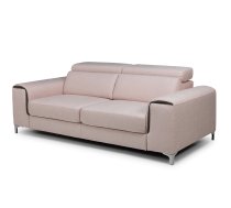 Dīvāns Genova 3 sofa standard Dziļums: 105 cm, Platums: 206 cm, Augstums: 78 cm, Sēdvietas augstums: 42 cm, Pildījums: Bonell + Falista atsperes + putas (porolons), Apdare: audums, funkcija "Relax": 1, Dīvāna tips: taisni dīvāni, Auduma numurs: Aspen 06/Power 7, Krāsa: rozā + brūna