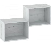 Plaukts Boss BOS-07 Platums: 80 cm, Augstums: 50 cm, Dziļums: 23 cm, Materiāls: LKSP + finieris, Plaukta tips: sienas, Sienas: 1, Virsma: mātēta, Plauktu skaits: 2, Krāsa: ozols craft balts