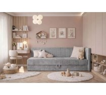 Dīvāns Luiz 90x200 Standard Dziļums: 100 cm, Guļamvietas platums: 90 cm, Augstums: 80 cm, Sēdvietas augstums: 44 cm, Guļamvietas garums: 200 cm, Pildījums: Bonell atsperes + augstas kvalitātes putas (porolons), Apdare: audums, Dīvāna tips: taisni dīvāni, Ar veļas kasti: 1, Auduma numurs: Cremona 96, Krāsa: pelēks