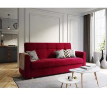 Dīvāns Lento Sofa Standard Dziļums: 85 cm, Guļamvietas platums: 115 cm, Platums: 215 cm, Augstums: 88 cm, Sēdvietas augstums: 50 cm, Sēdvietas dziļums: 57 cm, Guļamvietas garums: 190 cm, Pildījums: Bonell + poliuretāna putas (porolons), Apdare: audums, Dīvāna tips: taisni dīvāni, Ar veļas kasti: 1, izvelkamie: 1, Auduma numurs: Itaka 34, Izvilkšanas mehānisms: Automāts, Krāsa: sarkans