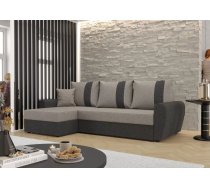 Dīvāns Davos L standard Dziļums: 140 cm, Guļamvietas platums: 135 cm, Platums: 230 cm, Augstums: 89 cm, Sēdvietas augstums: 39 cm, Sēdvietas dziļums: 60 cm, Guļamvietas garums: 200 cm, Pildījums: Putas (porolons), Apdare: audums, Dīvāna tips: stūra dīvāni, Ar veļas kasti: 1, izvelkamie: 1, Auduma numurs: Sawana 21 + Sawana 05, Krāsa: pelēks + tumši pelēks
