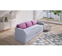 Dīvāns Tenus 2 Sofa Standard Dziļums: 76 cm, Guļamvietas platums: 140 cm, Platums: 208 cm, Elementu krāsa: rozā, Augstums: 86 cm, Sēdvietas augstums: 46 cm, Sēdvietas dziļums: 48 cm, Guļamvietas garums: 188 cm, Pildījums: HR putas, Apdare: audums, Dīvāna tips: taisni dīvāni, Ar veļas kasti: 1, izvelkamie: 1, Auduma numurs: Cashmere 17 + Cashmere 6, Krāsa: gaiši pelēks