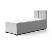 Gulta Eryk 90x200 Boxspring Standard Guļamvietas platums: 90 cm, Guļamvietas garums: 200 cm, Platums: 94 cm, Garums: 207 cm, Augstums: 105 cm, Apdares materiāls: audums, Ar veļas kasti: 1, Augstums no grīdas līdz matracim (min): 58 cm, Ar matraci: 1, Kontinentālas: 1, Auduma nosaukums: Mono 244, Krāsa: pelēks