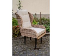 Terases mēbeles Aperto Garden Platums: 60 cm, Dziļums: 68 cm, Augstums: 90 cm, Materiāls: alumīnijs + tehnorotangs, Krāsa: brūni pelēks