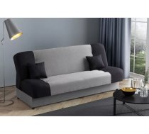 Dīvāns Sofa Bed 124 standard Dziļums: 90 cm, Guļamvietas platums: 120 cm, Platums: 198 cm, Augstums: 85 cm, Guļamvietas garums: 198 cm, Pildījums: Bonell atsperes + augstas elastības putas (porolons), Apdare: audums, Dīvāna tips: taisni dīvāni, Ar veļas kasti: 1, izvelkamie: 1, Auduma numurs: Lux 05 + Lux 23, Krāsa: Pelēks + melns