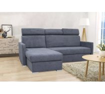 Dīvāns Hugo Mini Relax standard Dziļums: 160 cm, Guļamvietas platums: 124 cm, Platums: 217 cm, Maksimālais augstums: 110 cm, Augstums: 100 cm, Sēdvietas augstums: 44 cm, Guļamvietas garums: 196 cm, Pildījums: Falista + augstas kvalitātes putas (porolons), Apdare: audums, funkcija "Relax": 1, Dīvāna tips: stūra dīvāni, Ar veļas kasti: 1, izvelkamie: 1, Auduma numurs: Soro 97, Krāsa: tumši pelēks