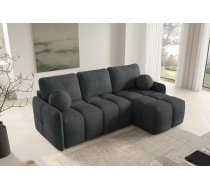 Dīvāns Moon Premium standard Dziļums: 145 cm, Guļamvietas platums: 126 cm, Platums: 220 cm, Augstums: 95 cm, Sēdvietas augstums: 40 cm, Sēdvietas dziļums: 60 cm, Guļamvietas garums: 198 cm, Pildījums: Falista + augstas kvalitātes putas (porolons), Apdare: audums, Ar papildu spilveniem: 1, Dīvāna tips: stūra dīvāni, Ar veļas kasti: 1, izvelkamie: 1, Auduma numurs: Abriamo 08, Izvilkšanas mehānisms: Automāts MOS, Krāsa: grafīts