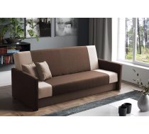 Dīvāns Sofa Bed 126 standard Dziļums: 90 cm, Guļamvietas platums: 118 cm, Platums: 200 cm, Augstums: 80 cm, Guļamvietas garums: 190 cm, Pildījums: Bonell atsperes + augstas elastības putas (porolons), Apdare: audums, Dīvāna tips: taisni dīvāni, Ar veļas kasti: 1, izvelkamie: 1, Auduma numurs: Lux 12 + Lux 24, Krāsa: brūns + bēšs