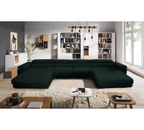 Dīvāns Anton U Mini Premium Standard Dziļums: 200 cm, Guļamvietas platums: 130 cm, Platums: 398 cm, Maksimālais augstums: 88 cm, Augstums: 73 cm, Sēdvietas augstums: 42 cm, Sēdvietas dziļums: 58 cm, Guļamvietas garums: 340 cm, Pildījums: Falista + augstas kvalitātes putas (porolons), Apdare: audums, funkcija "Relax": 1, Dīvāna tips: u veida dīvāni, Ar veļas kasti: 1, izvelkamie: 1, Auduma numurs: Itaka 10, Krāsa: zaļš