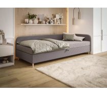 Dīvāns Miko Comfort Standard Atvēršanas puse: kreisā, Dziļums: 85 cm, Guļamvietas platums: 80 cm, Platums: 203 cm, Augstums: 75 cm, Sēdvietas augstums: 53 cm, Guļamvietas garums: 200 cm, Pildījums: Bonell + poliuretāna putas (porolons), Apdare: audums, Dīvāna tips: taisni dīvāni, Ar veļas kasti: 1, Auduma numurs: Riviera 91 + Lincoln 90, Krāsa: pelēks