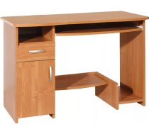 Galds Kier Garums: 110 cm, Augstums: 74 cm, Platums: 55 cm, Izgatavošanas materiāls: laminēta KSP, Plaukts sistēmas blokam: 1, Virsma: matēta, Ar tastatūras plauktu: 1, Ar atvilktnēm: 1, Krāsa: alksnis
