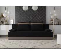 Dīvāns Toledo Sofa Standard Dziļums: 80 cm, Guļamvietas platums: 135 cm, Platums: 200 cm, Augstums: 89 cm, Sēdvietas augstums: 39 cm, Sēdvietas dziļums: 60 cm, Guļamvietas garums: 200 cm, Pildījums: Poliuretāna putas (porolons), Apdare: audums, Ar papildu spilveniem: 1, Dīvāna tips: taisni dīvāni, Ar veļas kasti: 1, izvelkamie: 1, Auduma numurs: Rainbow 15 + 83, Krāsa: melns + pelēks