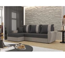 Dīvāns Davos L standard Dziļums: 140 cm, Guļamvietas platums: 135 cm, Platums: 230 cm, Augstums: 89 cm, Sēdvietas augstums: 39 cm, Sēdvietas dziļums: 60 cm, Guļamvietas garums: 200 cm, Pildījums: Putas (porolons), Apdare: audums, Dīvāna tips: stūra dīvāni, Ar veļas kasti: 1, izvelkamie: 1, Auduma numurs: Sawana 05 + Sawana 21, Krāsa: tumši pelēks + pelēks