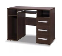 Galds Maximus M31 Garums: 100 cm, Augstums: 76 cm, Platums: 50 cm, Izgatavošanas materiāls: MDF + finieris, Forma: taisnstūra, Plaukts sistēmas blokam: 1, Virsma: matēta, Ar tastatūras plauktu: 1, Ar plauktiem: 1, Ar atvilktnēm: 1, Krāsa: kastanis venge