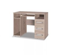 Galds Maximus M31 Garums: 100 cm, Augstums: 76 cm, Platums: 50 cm, Izgatavošanas materiāls: MDF + finieris, Forma: taisnstūra, Plaukts sistēmas blokam: 1, Virsma: matēta, Ar tastatūras plauktu: 1, Ar plauktiem: 1, Ar atvilktnēm: 1, Krāsa: sonoma