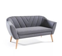 Dīvāns Sofa Flora 205 standard Dziļums: 71 cm, Platums: 150 cm, Augstums: 75 cm, Sēdvietas augstums: 40 cm, Sēdvietas dziļums: 52 cm, Pildījums: Falista + augstas kvalitātes putas (porolons), Apdare: audums, Dīvāna tips: taisni dīvāni, Auduma numurs: Velluto 18, Kājiņu krāsa: dabīgs, Krāsa: antracīts