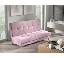 Dīvāns Sofa Bed 181 standard Dziļums: 90 cm, Guļamvietas platums: 110 cm, Platums: 200 cm, Augstums: 93 cm, Sēdvietas augstums: 45 cm, Sēdvietas dziļums: 55 cm, Guļamvietas garums: 200 cm, Pildījums: Falista + augstas kvalitātes putas (porolons), Apdare: audums, Dīvāna tips: taisni dīvāni, Ar veļas kasti: 1, izvelkamie: 1, Auduma numurs: Kronos 27, Krāsa: rozā