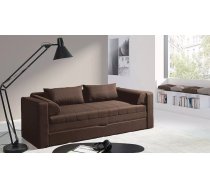 Dīvāns Euforia Sofa Standard Dziļums: 75 cm, Guļamvietas platums: 140 cm, Platums: 222 cm, Augstums: 77 cm, Sēdvietas augstums: 46 cm, Sēdvietas dziļums: 45 cm, Guļamvietas garums: 188 cm, Pildījums: HR putas, Apdare: audums, Dīvāna tips: taisni dīvāni, Ar veļas kasti: 1, izvelkamie: 1, Auduma numurs: Paros 04, Krāsa: tumši brūns