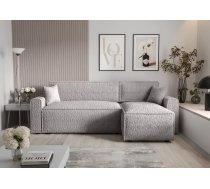Dīvāns Mira L Bis Anthology Standard Dziļums: 140 cm, Guļamvietas platums: 130 cm, Platums: 231 cm, Augstums: 90 cm, Sēdvietas augstums: 43 cm, Sēdvietas dziļums: 52 cm, Guļamvietas garums: 201 cm, Pildījums: Falista atsperes + HR putas, Apdare: audums, Ar papildu spilveniem: 1, Dīvāna tips: stūra dīvāni, Ar veļas kasti: 1, izvelkamie: 1, Auduma numurs: Anthology 15, Izvilkšanas mehānisms: Automāts DL, Krāsa: gaiši pelēks