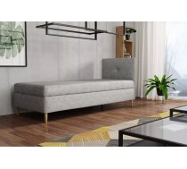 Dīvāns Enzo Classic standard Atvēršanas puse: labā, Dziļums: 82 cm, Guļamvietas platums: 80 cm, Platums: 204 cm, Augstums: 112 cm, Guļamvietas garums: 200 cm, Pildījums: Bonell + poliuretāna putas (porolons), Apdare: audums, Dīvāna tips: taisni dīvāni, Ar veļas kasti: 1, Auduma numurs: Cosmic 160, Krāsa: gaiši pelēks
