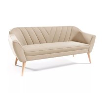 Dīvāns Sofa Flora 206 standard Dziļums: 71 cm, Platums: 185 cm, Augstums: 75 cm, Sēdvietas augstums: 40 cm, Sēdvietas dziļums: 52 cm, Pildījums: Falista + augstas kvalitātes putas (porolons), Apdare: audums, Dīvāna tips: taisni dīvāni, Auduma numurs: Velluto 02, Kājiņu krāsa: dabīgs, Krāsa: gaiši bēšs