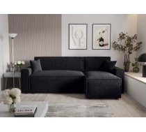 Dīvāns Mira L Bis Anthology Standard Dziļums: 140 cm, Guļamvietas platums: 130 cm, Platums: 231 cm, Augstums: 90 cm, Sēdvietas augstums: 43 cm, Sēdvietas dziļums: 52 cm, Guļamvietas garums: 201 cm, Pildījums: Falista atsperes + HR putas, Apdare: audums, Ar papildu spilveniem: 1, Dīvāna tips: stūra dīvāni, Ar veļas kasti: 1, izvelkamie: 1, Auduma numurs: Anthology 19, Izvilkšanas mehānisms: Automāts DL, Krāsa: melns