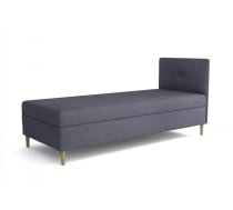 Dīvāns Enzo Classic standard Atvēršanas puse: labā, Dziļums: 92 cm, Guļamvietas platums: 90 cm, Platums: 204 cm, Augstums: 112 cm, Guļamvietas garums: 200 cm, Pildījums: Bonell + poliuretāna putas (porolons), Apdare: audums, Dīvāna tips: taisni dīvāni, Ar veļas kasti: 1, Auduma numurs: Twist 20, Krāsa: tumši pelēks