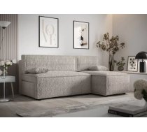 Dīvāns Mira L Anthology Standard Dziļums: 140 cm, Guļamvietas platums: 125 cm, Platums: 200 cm, Augstums: 90 cm, Sēdvietas augstums: 43 cm, Sēdvietas dziļums: 52 cm, Guļamvietas garums: 200 cm, Pildījums: Falista atsperes + HR putas, Apdare: audums, Ar papildu spilveniem: 1, Dīvāna tips: stūra dīvāni, Ar veļas kasti: 1, izvelkamie: 1, Auduma numurs: Anthology 01, Izvilkšanas mehānisms: Automāts DL, Krāsa: bēšs
