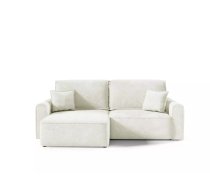 Dīvāns Loretto L Mini Premium Standard Dziļums: 158 cm, Guļamvietas platums: 135 cm, Platums: 240 cm, Augstums: 88 cm, Sēdvietas augstums: 38 cm, Sēdvietas dziļums: 70 cm, Guļamvietas garums: 200 cm, Pildījums: Poliuretāna putas (porolons), Apdare: audums, Ar papildu spilveniem: 1, Dīvāna tips: stūra dīvāni, Ar veļas kasti: 1, izvelkamie: 1, Auduma numurs: Abriamo 04, Izvilkšanas mehānisms: Automāts, Krāsa: Sudrabs