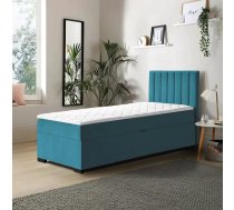 Gulta Eryk 90x200 Boxspring Standard Guļamvietas platums: 90 cm, Guļamvietas garums: 200 cm, Platums: 94 cm, Garums: 207 cm, Augstums: 105 cm, Apdares materiāls: audums, Ar veļas kasti: 1, Augstums no grīdas līdz matracim (min): 58 cm, Ar matraci: 1, Kontinentālas: 1, Auduma nosaukums: Mono 238, Krāsa: tirkīzs