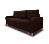 Dīvāns Alis Sofa standard Dziļums: 88 cm, Guļamvietas platums: 130 cm, Platums: 230 cm, Augstums: 100 cm, Guļamvietas garums: 195 cm, Pildījums: Bonell + poliuretāna putas (porolons), Apdare: audums, Dīvāna tips: taisni dīvāni, Ar veļas kasti: 1, izvelkamie: 1, Auduma numurs: Sawana 26, Krāsa: tumši brūns