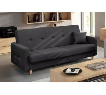 Dīvāns Tango 3S Comfort Standard Dziļums: 90 cm, Guļamvietas platums: 122 cm, Platums: 215 cm, Augstums: 95 cm, Guļamvietas garums: 190 cm, Pildījums: Falista + augstas elastības putas (porolons), Apdare: audums, Dīvāna tips: taisni dīvāni, Ar veļas kasti: 1, izvelkamie: 1, Auduma numurs: Kronos 34, Krāsa: tumši pelēks